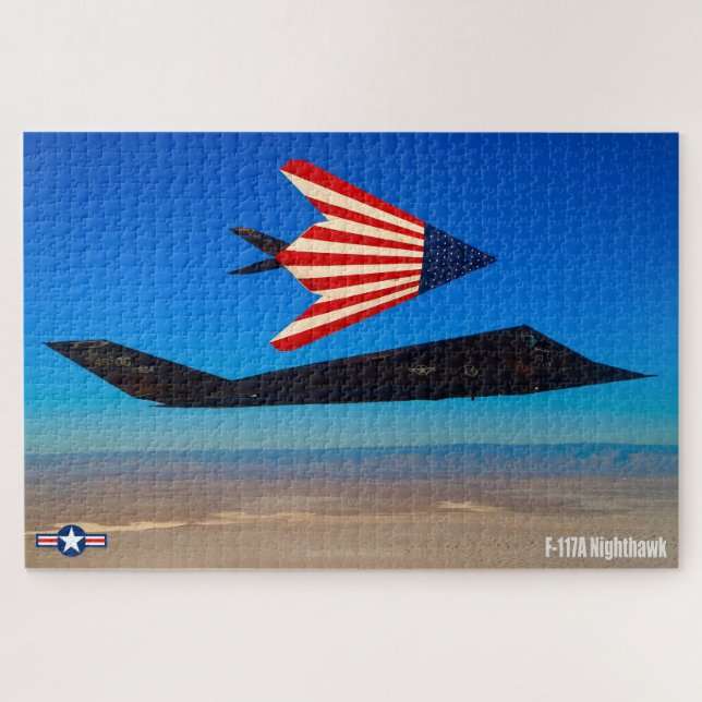 Quebra-cabeça F-117 NIGHTHAWK (20x30 POLEGADAS) (Horizontal)