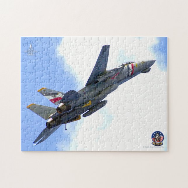 Quebra-cabeça F-14 "BOLTER" TOMCAT (11x14") (Horizontal)