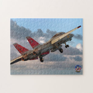 Quebra-cabeça F-14 "LANÇAMENTO" TOMCAT (11 x 14 polegadas)