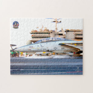 Quebra-cabeça F-14 "LANÇAMENTO" TOMCAT (11 x 14 polegadas)