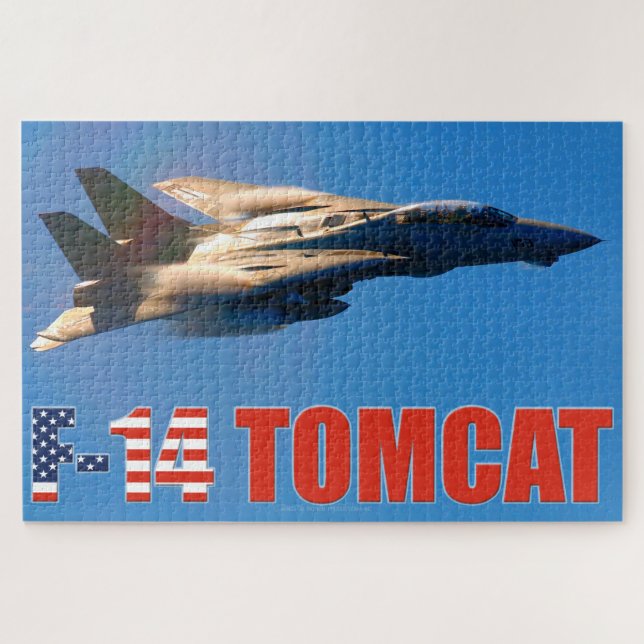 Quebra-cabeça F-14 "MACH RUN" TOMCAT (20x30 polegadas) (Horizontal)