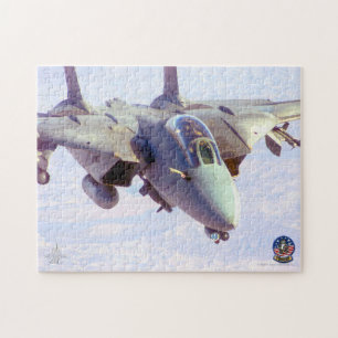 Quebra-cabeça F-14 "REFUEL" TOMCAT (11x14 polegadas)