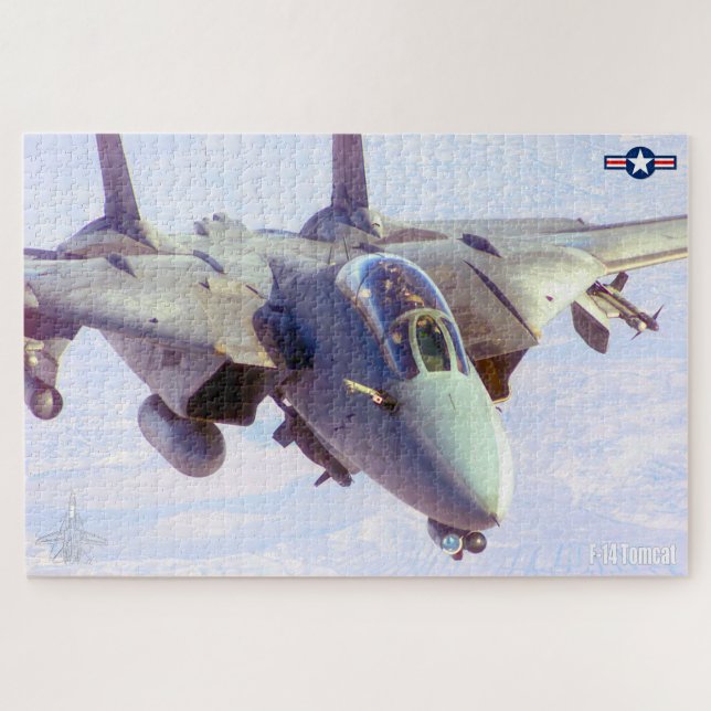 Quebra-cabeça F-14 "REFUEL" TOMCAT (20x30 polegadas) (Horizontal)