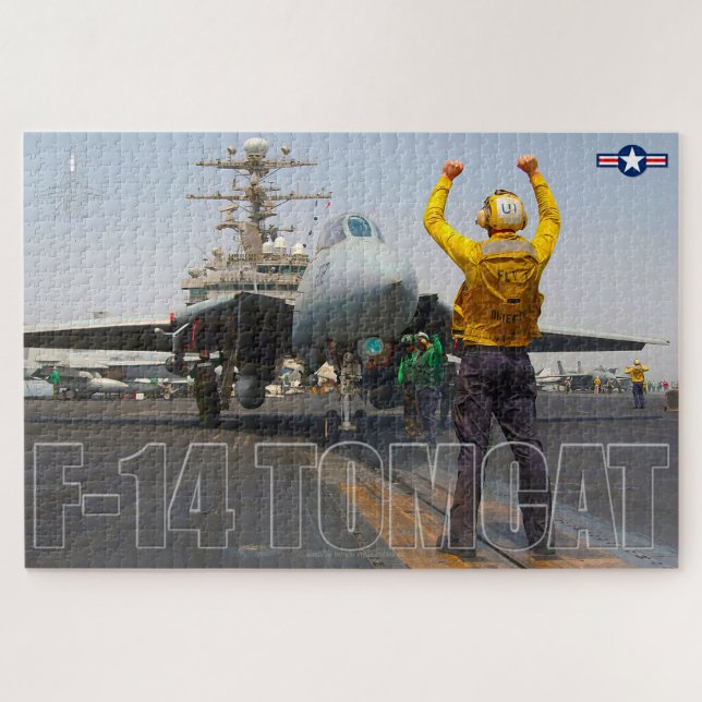 Quebra-cabeça F-14 TOMCAT (20x30 POLEGADAS) (Horizontal)