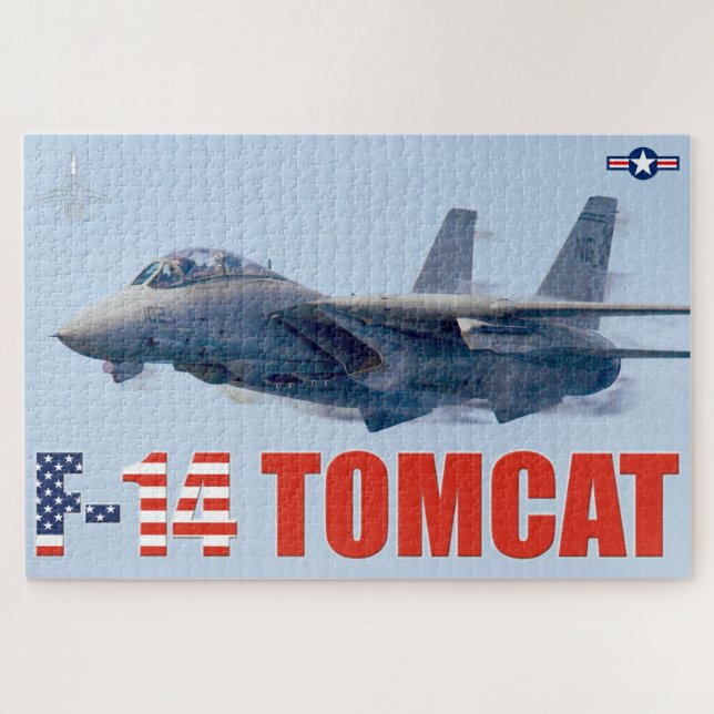 Quebra-cabeça F-14 TOMCAT (20x30 POLEGADAS) (Horizontal)