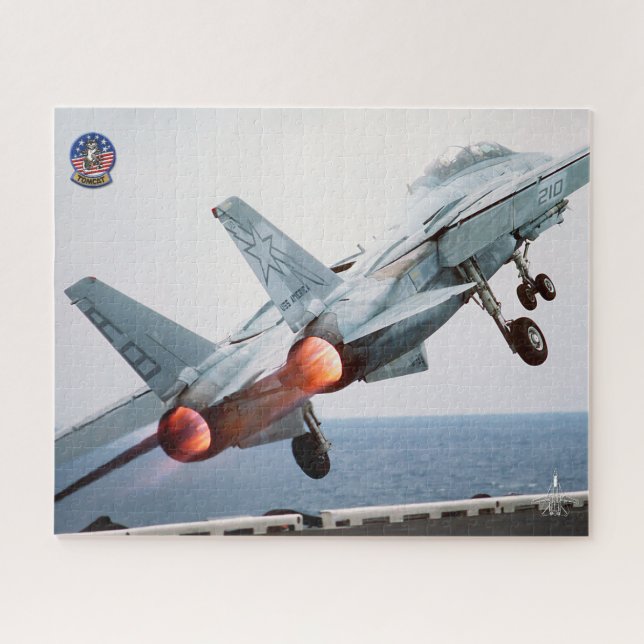 Quebra-cabeça F-14 TOMCAT "AFTERBURNER" (16 x 20 polegadas) (Horizontal)