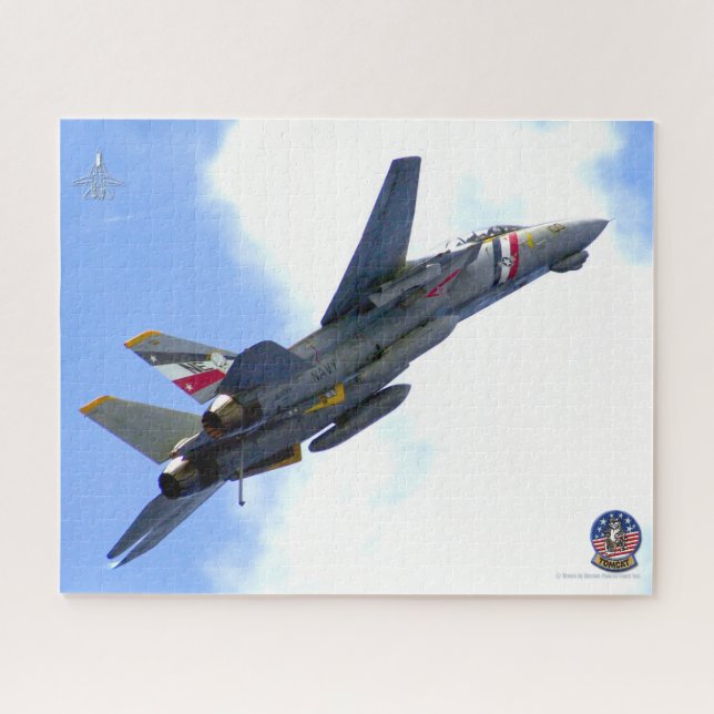 Quebra-cabeça F-14 TOMCAT "BOLTER" (16 x 20 polegadas) (Horizontal)