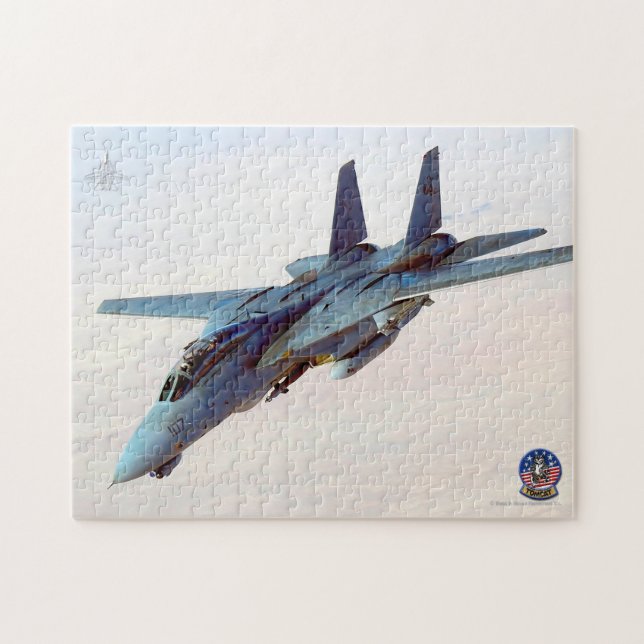 Quebra-cabeça F-14 TOMCAT "DESERT PATROL" (11x14 polegadas) (Horizontal)