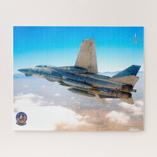 Quebra-cabeça F-14 TOMCAT "ON PATROL" (16 x 20 polegadas) (Horizontal)