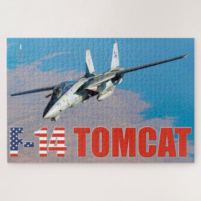 Quebra-cabeça F-14 TOMCAT "ON PATROL" (20x30 polegadas) (Horizontal)