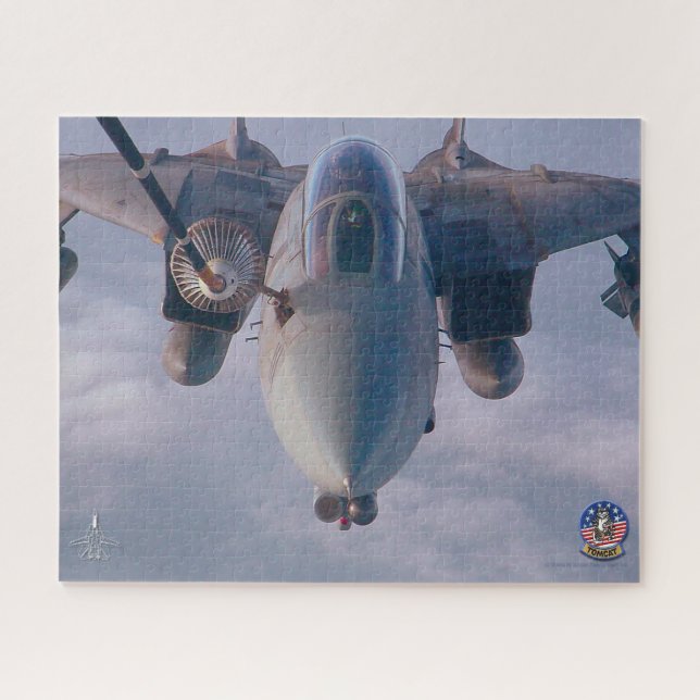 Quebra-cabeça F-14 TOMCAT "REFUTANDO" (16 x 20 polegadas) (Horizontal)