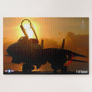 Quebra-cabeça F-14 TOMCAT "SUNSET" (20x30 polegadas)