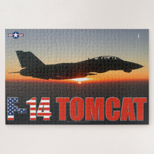 Quebra-cabeça F-14 TOMCAT "SUNSET PATROL" (20x30 polegadas)