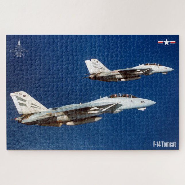 Quebra-cabeça F-14 TOMCAT "WINGMAN" (20x30 polegadas) (Horizontal)