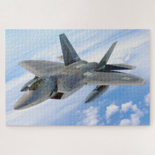 Quebra-cabeça F-22 Jato Militar Raptor
