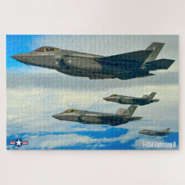 Quebra-cabeça F-35A LIGHTNING II (20x30 POLEGADAS)