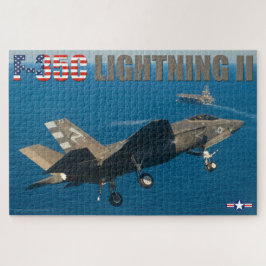 Quebra-cabeça F-35C LIGHTNING II (20x30 POLEGADAS)