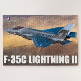Quebra-cabeça F-35C LIGHTNING II (50x75 CM)