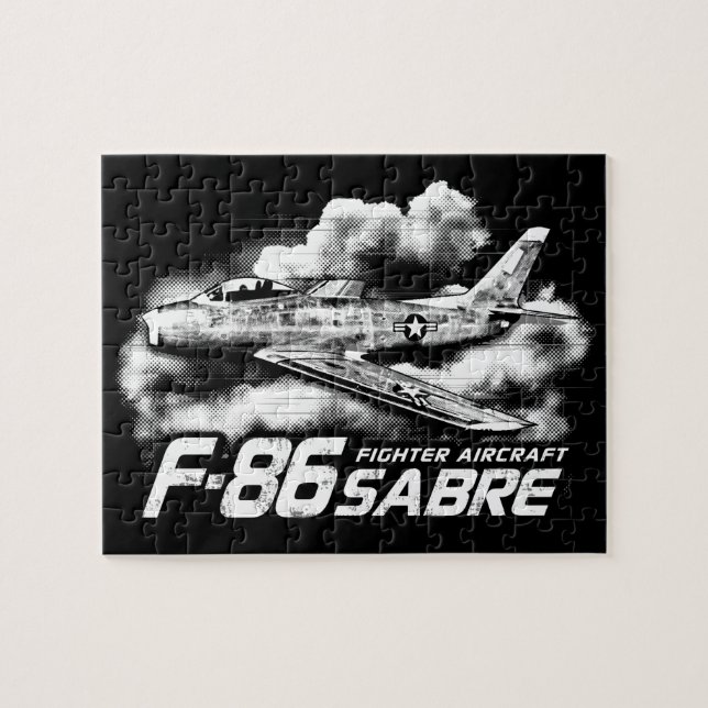 Quebra-cabeça F-86 Saber (Horizontal)