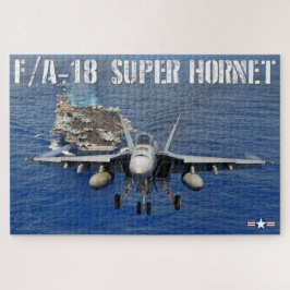 Quebra-cabeça F/A- 18 SUPER HORNET (20x30 POLEGADAS)