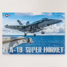 Quebra-cabeça F/A- 18 SUPER HORNET (20x30 POLEGADAS)