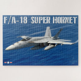 Quebra-cabeça F/A- 18 SUPER HORNET (20x30 POLEGADAS)