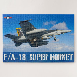 Quebra-cabeça F/A- 18 SUPER HORNET (20x30 POLEGADAS)