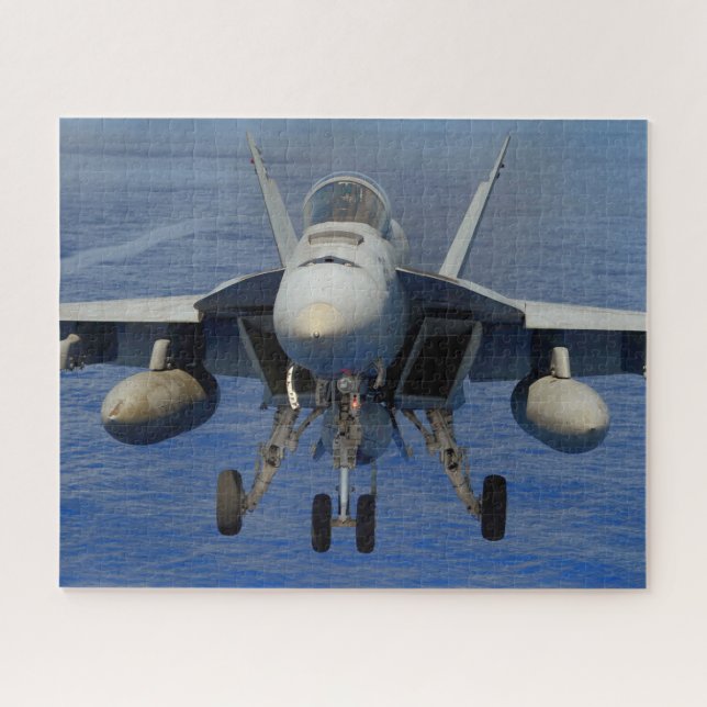 Quebra-cabeça F/A-18E SUPER HORNET (16x20 POLEGADAS) (Horizontal)