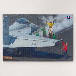 Quebra-cabeça F/A-18F SUPER HORNET (20x30 POLEGADAS)