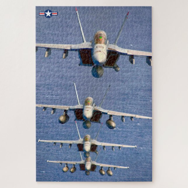 Quebra-cabeça F/A-18F SUPER HORNET (20x30 POLEGADAS) (Vertical)