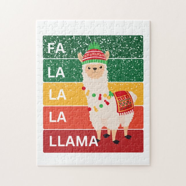 QUEBRA-CABEÇA FA LA LA LLAMA (Vertical)