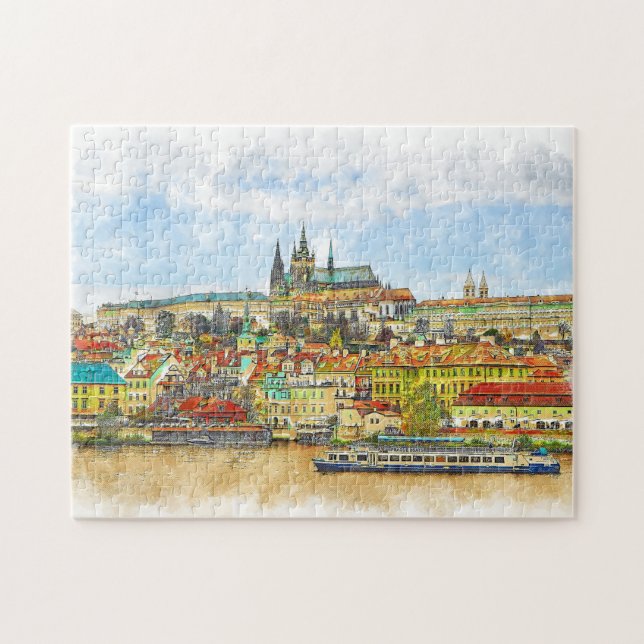 Quebra-cabeça Fabuloso Viagem de Romance Colorido (Horizontal)