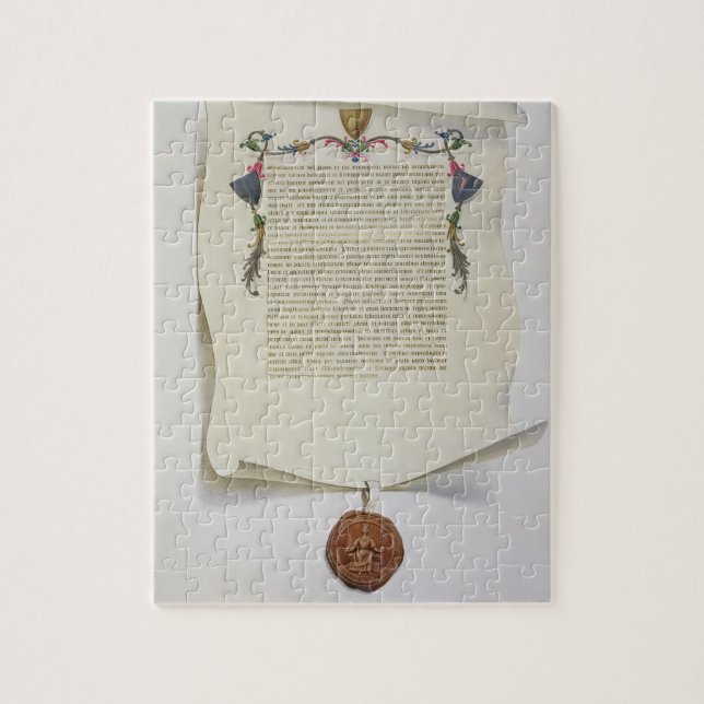 Quebra-cabeça Fac-simile a edição da Magna Carta, primeiros (Vertical)