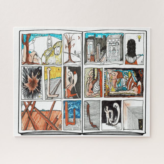 Quebra-cabeça Faça sua própria história (Horizontal)