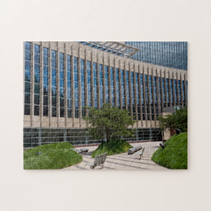 Quebra-cabeça Facade e Plaza de Corte em Minneapolis