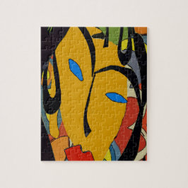 Quebra-cabeça Face de abstrato