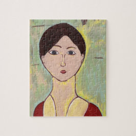 Quebra-cabeça Face de abstrato