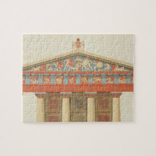 Quebra-cabeça Fachada do templo de Jupiter em Aegina (323-27