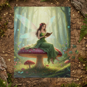 Quebra-cabeça Fada da Leitura do Dia Encantado Puzzle