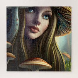 Quebra-cabeça Fada Fairytale Mushroom