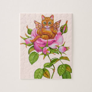 Quebra-cabeça Fada Kitten Descendendo em Rosa