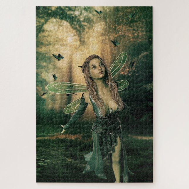 Quebra-cabeça Fadas e Borboletas (Vertical)