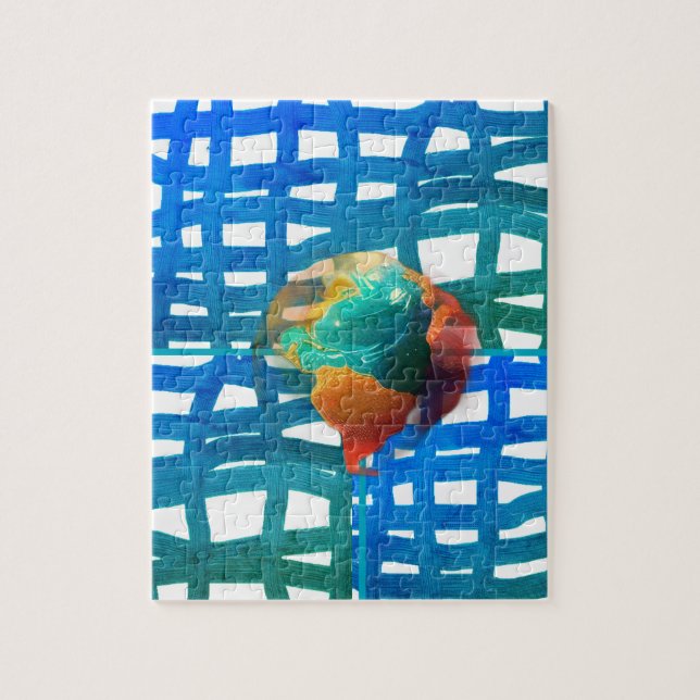 Quebra-cabeça Faded Lines (Vertical)