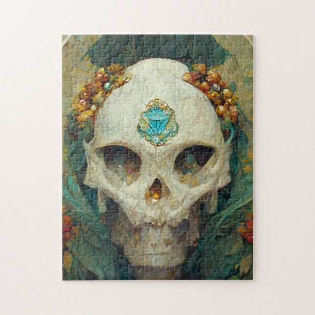 Quebra-cabeça Fae Skull Fantasy (Vertical)