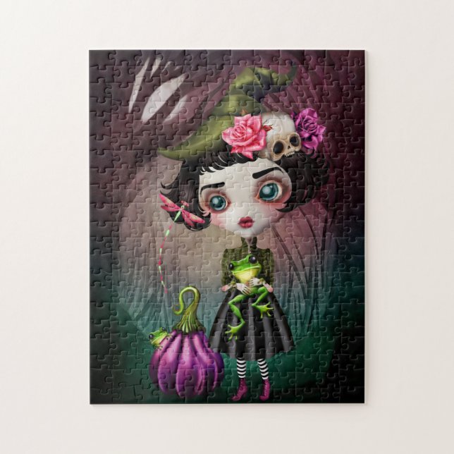 Quebra-cabeça Fairuza a Pequena Bruxa (Vertical)