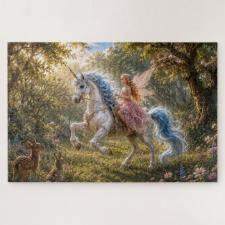 Quebra-cabeça Fairy's Enchanted Unicorn Ride