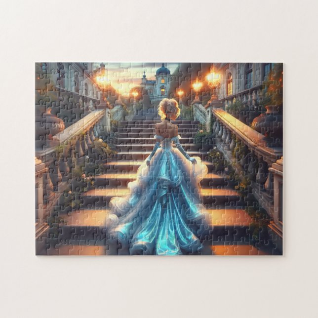 Quebra-cabeça Fairytale Ball Gown Art Enchanted Palace Evening (Horizontal)