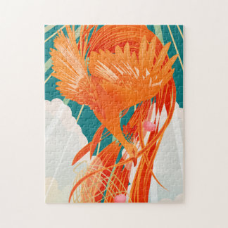 Quebra-cabeça Fairytale Firebird Golden Cage Illustration