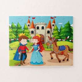 Quebra-cabeça Fairytale Prince e Princess Adventure