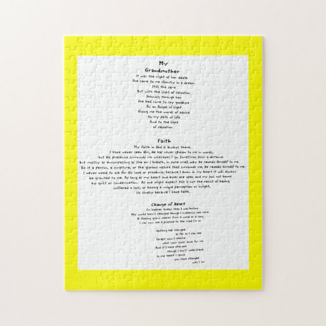 Quebra-cabeça Faith (Vertical)